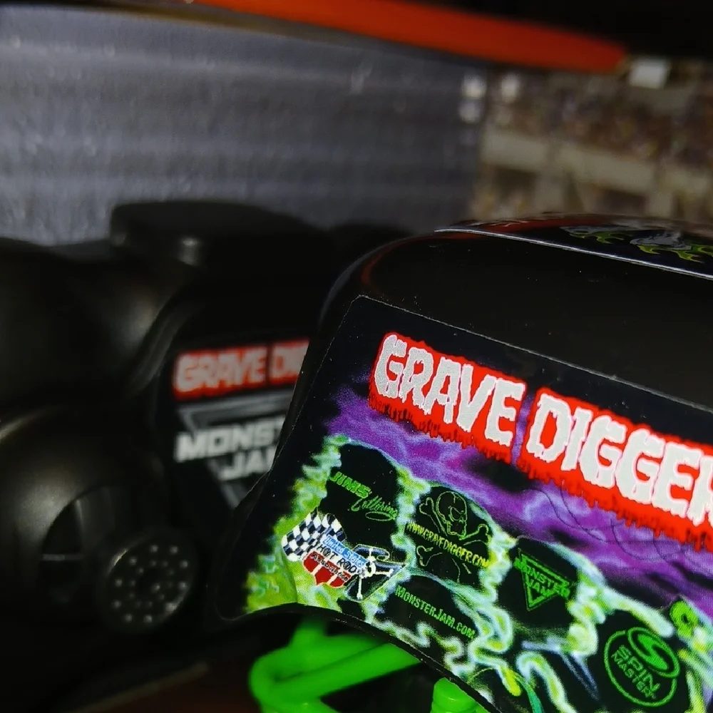 Monster Truck Showdown: Green & Orange Remote Control Set